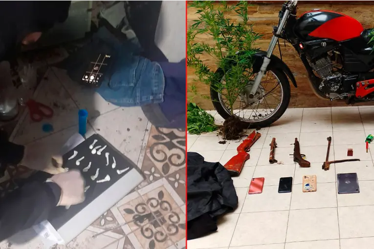 Ataque a policías en Santa Elena: incautaron $800.000, armas y detuvieron a cuatro personas